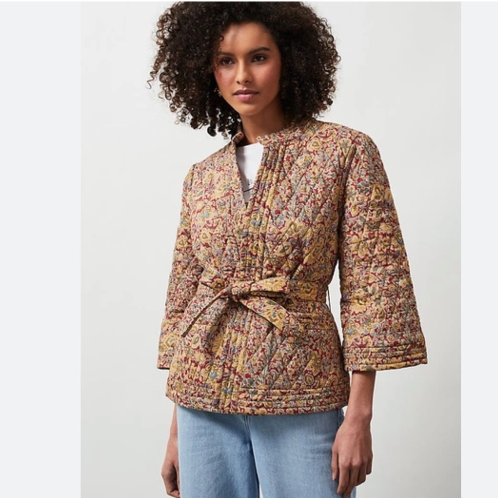Anthropologie Quilted Patterned Kimono Size Large